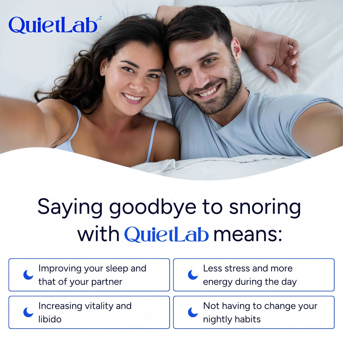 QUIETLAB® Mouth Guard for Sleeping - Anti-Snoring Device, Custom Fit